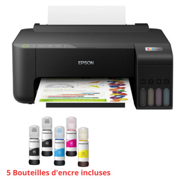 Imprimante à Réservoir Intégré Epson Ecotank L1250 Couleur WI-FI – Noir – C11CJ71403 Tunisie