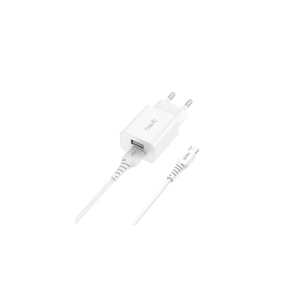 Chargeur Mural Dual Ports USB +Cable Type-C Havit HV-ST902 2.1A Tunisie
