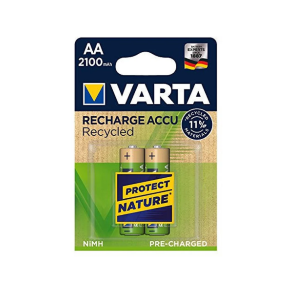 2x Piles Aa Varta Rechargeable Lr6 Bp2 2100mah Tunisie