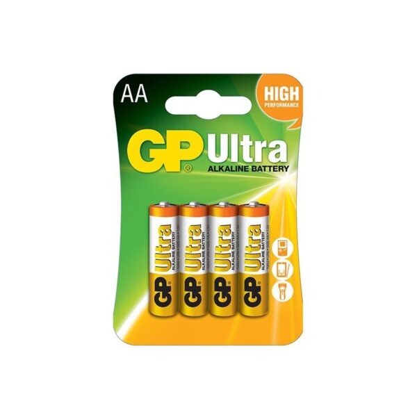 4x Piles Gp Ultra Alkaline AA Tunisie