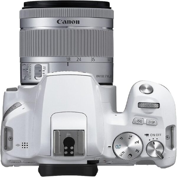 Appareil Photo Reflex Canon Eos 250d + Objectif 18-55 Mm – Blanc – CANON-EOS-250D-WHITE Tunisie