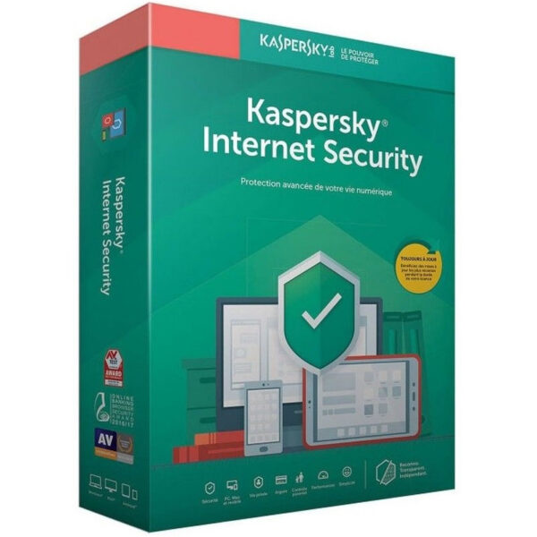 Antivirus Internet Security Kaspersky 1poste / 1an –  KL19398BAFS Tunisie