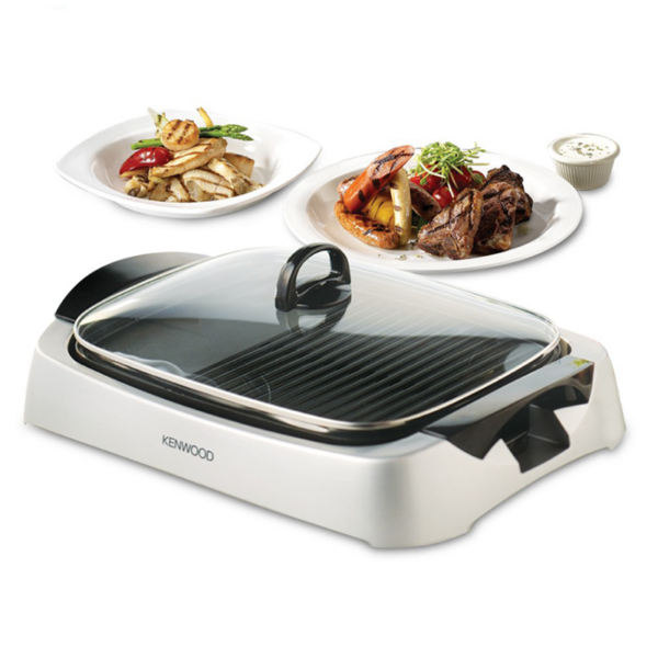Barbecue Health Grill Électrique Kenwood 2000W HG266 Silver Tunisie