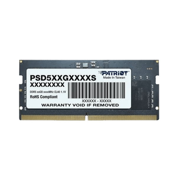 Barette Mémoire Patriot Signature SODIMM DDR5 CL46 32 GO 5600MHZ – PSD532G56002S Tunisie
