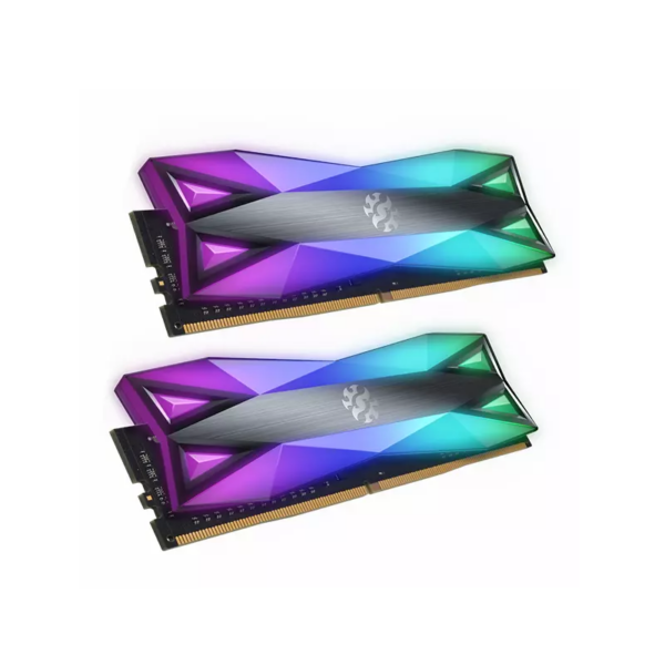 Barrette mémoire XPG Spectrix Dt60 Rgb 32gb (2x16gb) DDR4 3600mhz Cl18 Grey Tunisie