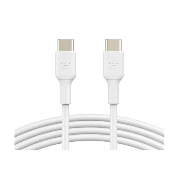 Cable De Charge Belkin Boost Charge  USB-C Vers Lightning 3M – Blanc CAB003bt1MWH Tunisie