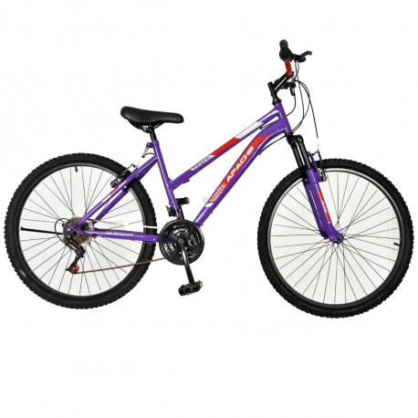 Bicyclette APACHE VTT 26″ Noir et Violet – 9026 SA Tunisie