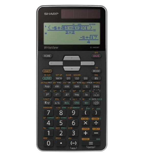 Calculatrice Scientifique Sharp EL-W506TB-GY Noir & Gris Tunisie