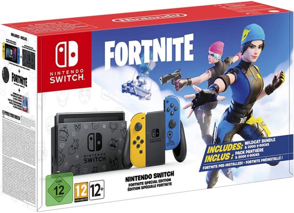 Console Nintendo Switch édition limitée Fortnite + Joycon Tunisie