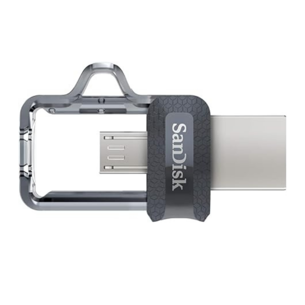 SanDisk Ultra Dual Drive m3.0 64 – Gris&Silver – SDDD3-064G-G46 Tunisie