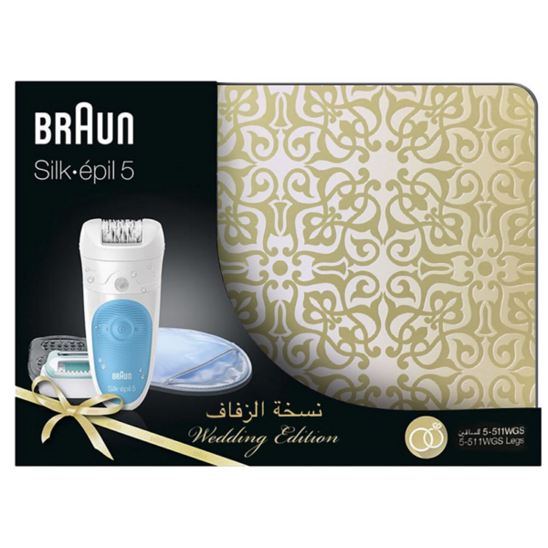 Épilateur Braun Silk-Épil 5 SE5-511 Wet & Dry Blanc & Bleu Tunisie
