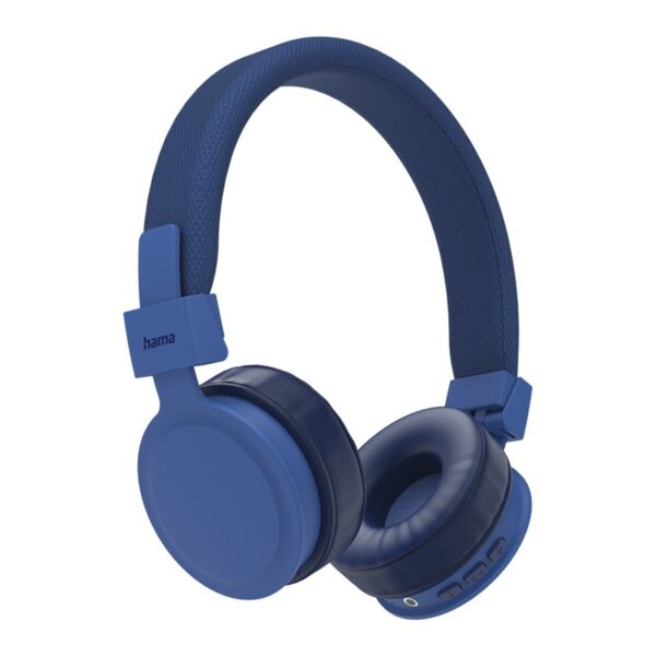 Hama Casque Bluetooth “Freedom Lit”, supra-aural, pliable avec micro – Bleu Tunisie