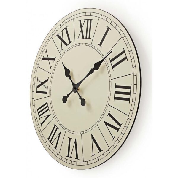 Horloge Murale Nedis Circulaire Diamètre 50 cm avec Chiffres faciles à Lire – CLWA017WD50WT Tunisie