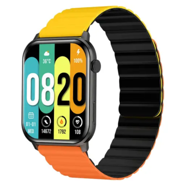 Montre Connectée Kieslect Calling Watch Ks – Orange & Jaune -YFT2031EU Tunisie