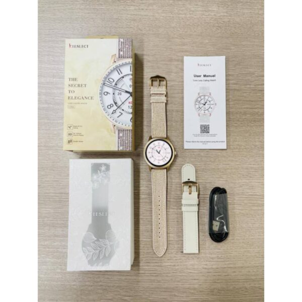 Montre Connectée Kieslect Lady Calling Lora – Gold -YFT2048EU Tunisie