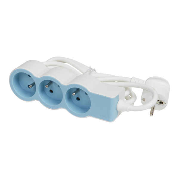 Multiprises Legrand 3 Ports 1.5M – Blanc&Bleu – 050030 Tunisie