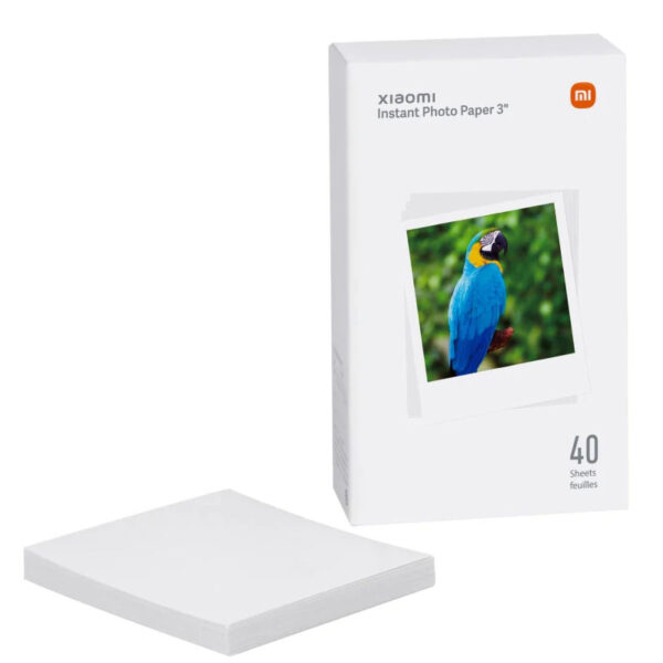 Papier Photo Instantané Xiaomi 43710 3 Pouces 40 Feuilles – 43710 Tunisie
