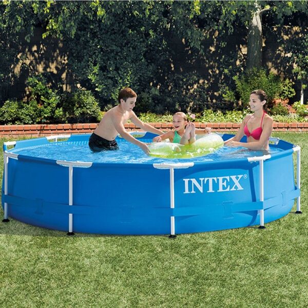 Piscine Tubulaire INTEX Métal Frame Ronde 2.44 X 0.51 M – Bleu -28205NP Tunisie