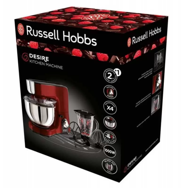 Robot Multifonction Desire Russell Hobbs Avec Blender 23480-56 Rouge Tunisie