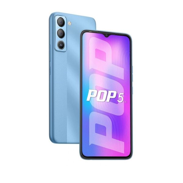 Smartphone Tecno POP 5 LTE 2 Go -32 Go – Cyan Tunisie