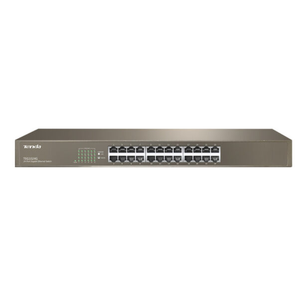 Switch De Bureau Tenda Gigabit Ethernet TEG1024G  24 Ports 10/100/1000 Mbps – TEG1024G Tunisie