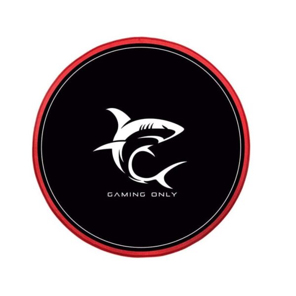Tapis Protection Sol Gaming White Shark 120cm – Noir & Rouge – Pharaoh Tunisie