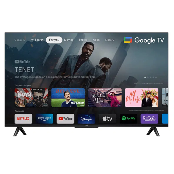 Téléviseur TCL 43P635 UHD 4K Smart 4K HDR TV​ avec Google TV Noir Tunisie