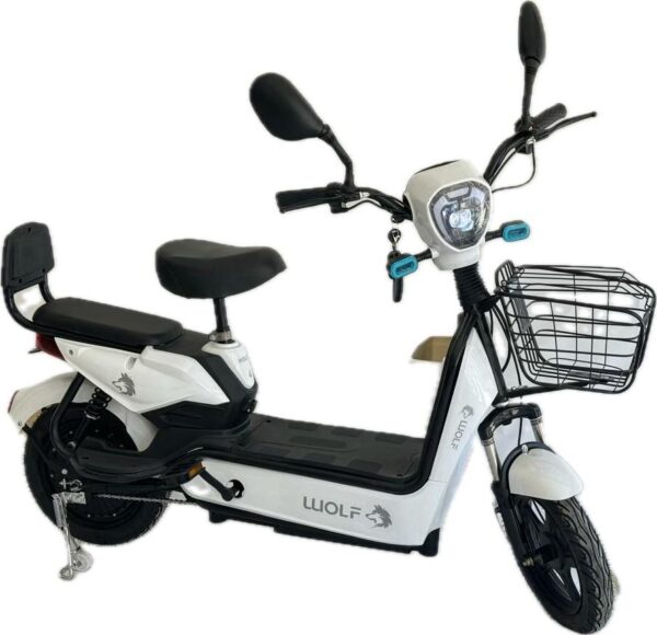 Scooter Electrique WOLF moto – Blanc – WOLF x2 Tunisie