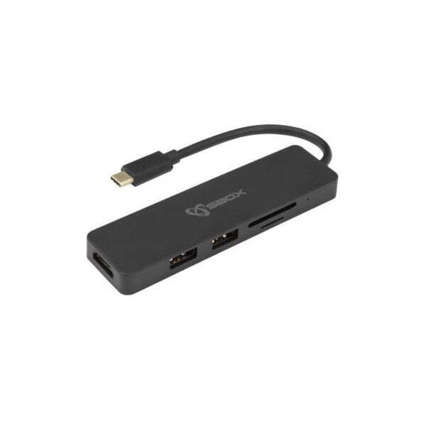 Adapteur SBOX Type C Vers HDMI, USB Et Lecteur De Cartes Tunisie