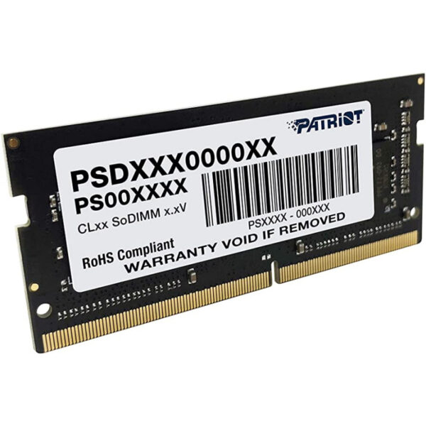 Barette Mémoire Patriot Signature  SO-DIMM DDR4 CL17  8 GO 2400MHZ – PSD48G240081S Tunisie