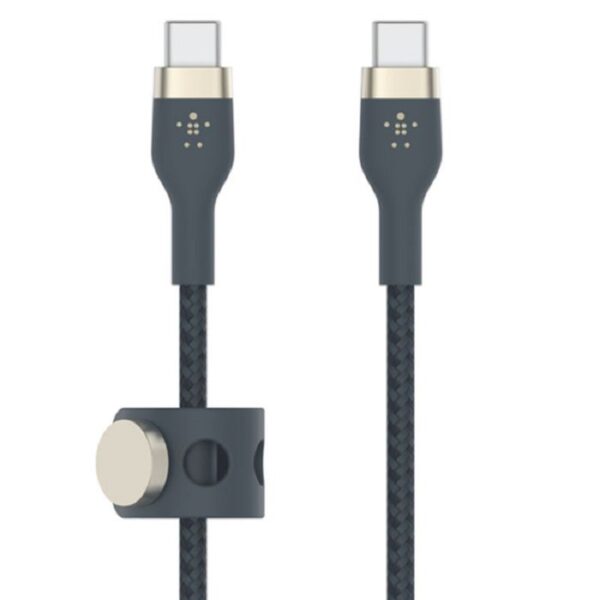 Cable De Charge Belkin Boost Charge Pro Flex USB-C Vers USB-C – Bleu CAB011BT1MBL Tunisie