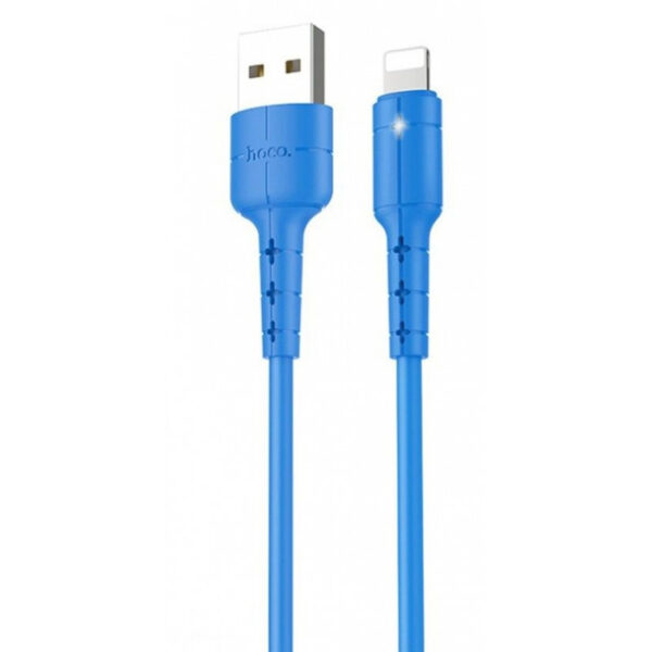Cable USB HOCO X30 Pour Iphone 1.2 M – Bleu Tunisie