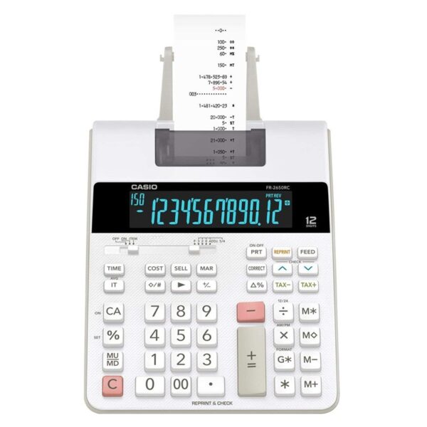 Calculatrices imprimantes semi-professionnelle Casio-FR-2650R Tunisie