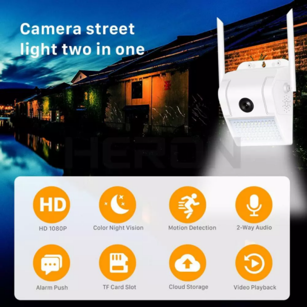 Caméra De Surveillance Externe Street Light Wifi – MIP-STREET-2MP Tunisie