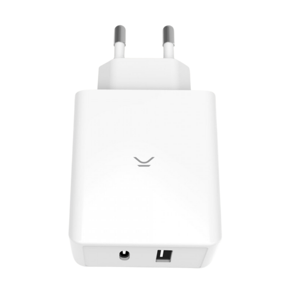 Chargeur Ksix  65w Dual Usb C + A Gan – Blanc – BXCDC65DGAN Tunisie