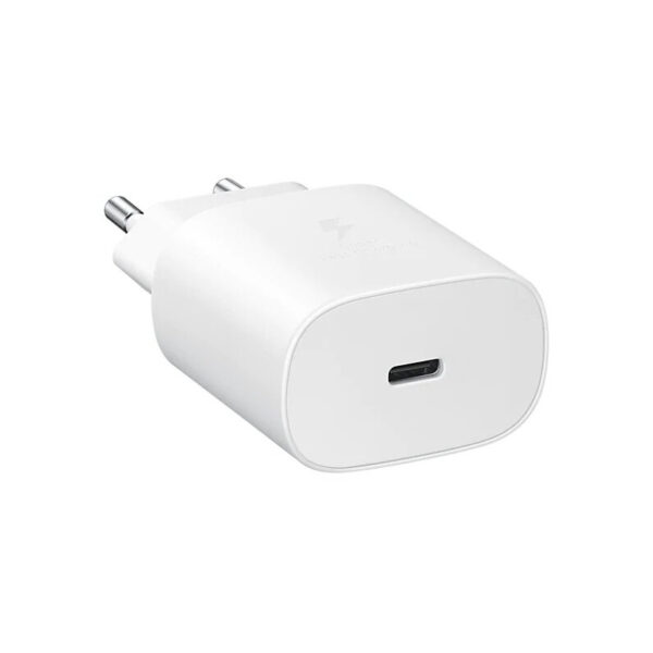 Chargeur Sumsung ultra rapide 25W PD ADAPTER WHITE + CABLE Tunisie