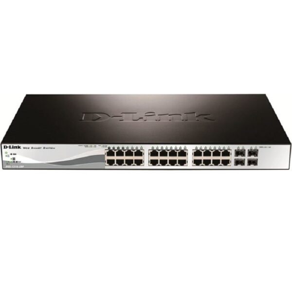 Switch D-link  24 Ports Poe 10/100/1000 Mbps + 4 Ports Sfp DGS-1210-28MP Tunisie