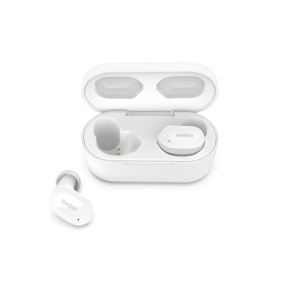 Écouteurs Sans Fil Belkin Soundform Play True Bluetooth – Blanc AUC005btWH Tunisie