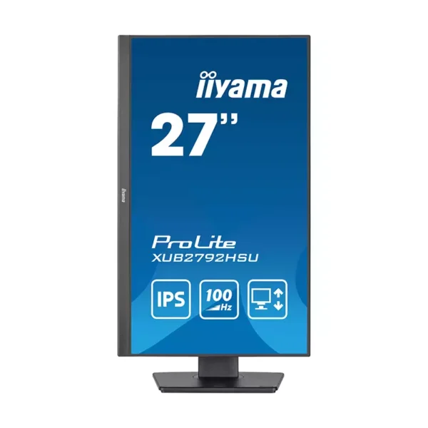 écran iiyama ProLite 27″ IPS FullHD 100 Hz Avec Pied Réglable En Hauteur – XUB2792HSU-B6 Tunisie