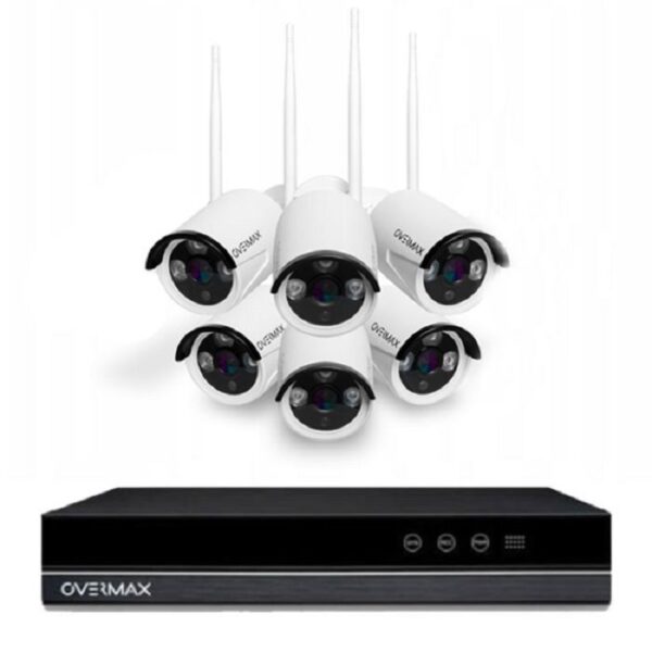 Kit De Surveillance Overmax Camspot NVR 4.0 + 2SINGLE NVR + 6 Caméras OKIPCASPNVR4-6 Tunisie