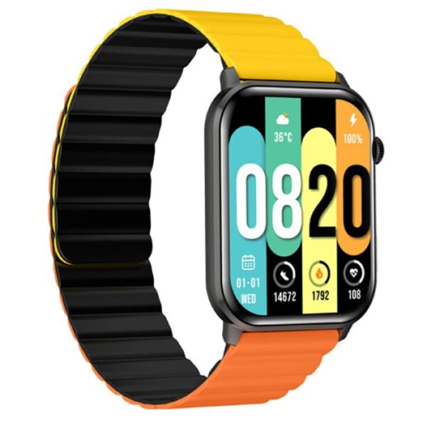 Montre Connectée Kieslect Calling Watch Ks – Orange & Jaune -YFT2031EU Tunisie