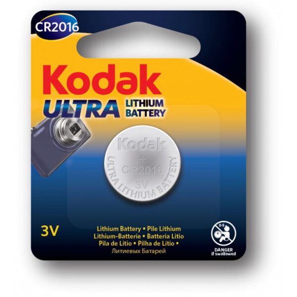 Pile Bouton Kodak Ultra Cr2016 Lithium 3v Tunisie