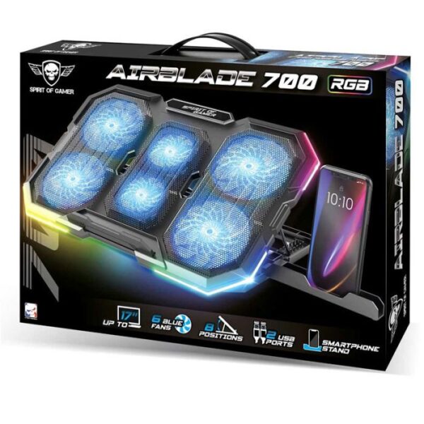 Refroidisseur Spirit of Gamer AirBlade 700 RGB – Noir –  SOG-VE700RGB Tunisie