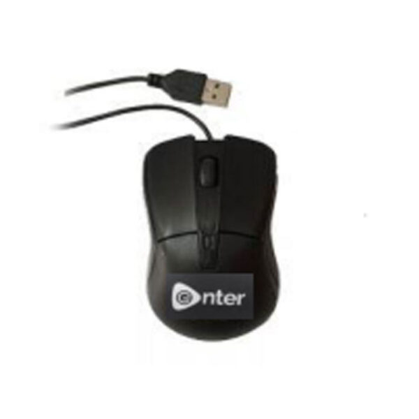 Souris Optique Filaire Enter Slider USB – Noir Tunisie