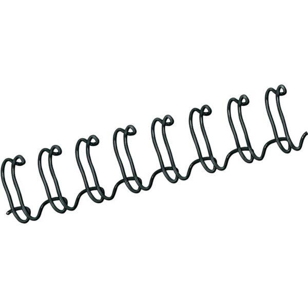 Spirale Métallique 34 boucles 1/2″ wire (12mm) Noir **53270* Tunisie