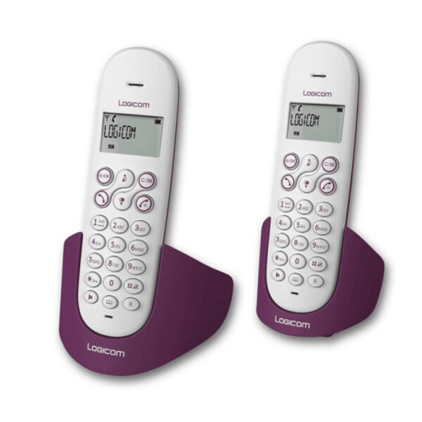 Téléphone Sans Fil Dect Logicom Vega 250 Duo – Aubergine – VEGA250/AUBERGIN Tunisie