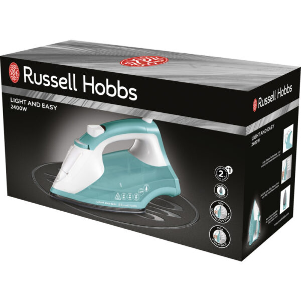 Fer à Repasser Russell Hobbs Light & Easy 2400W 26470-56 Bleu Vert Tunisie