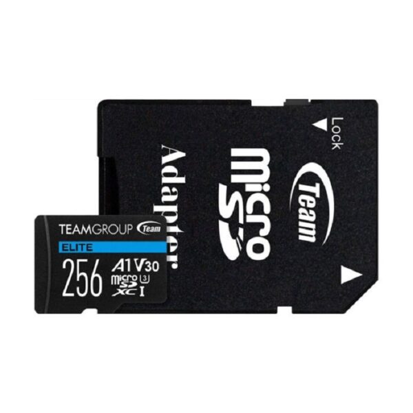 Carte Mémoire Team Group Elite 256 Go Micro Sdxc Uhs-i A1 V30 – TEAUSDX256GIV30A10 Tunisie