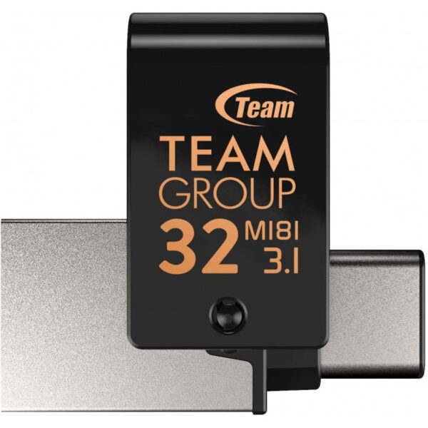 Clé Usb Otg Type C Teamgroup M181 32 Go Usb 3.1 – Noir – TM181332GB01 Tunisie
