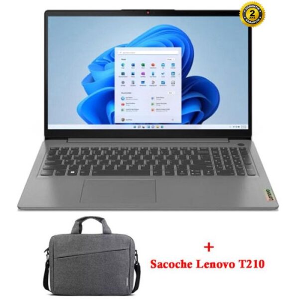 Pc Portable lenovo  IdeaPad 3 15IAU7 i7 12è Gén 8Go 512Go SSD – Gris -82RK011WFG Tunisie